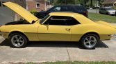 1st gen yellow 1968 Chevrolet Camaro SS clone restored For Sale