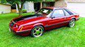 3rd gen Canyon Red 1983 Ford Mustang 5.0 V8 5spd For Sale