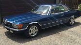 Blue 1977 Mercedes-Benz 350SLC manual coupe For Sale