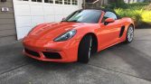 Lava orange 2018 Porsche Boxster low miles For Sale