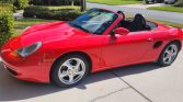 Red 1999 Porsche Boxster cabriolet 5spd manual For Sale