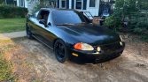 Blue 1993 Honda Del Sol S coupe automatic For Sale