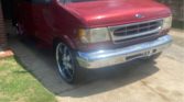 Burgundy 2002 Ford Econoline Van automatic For Sale