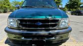Green 1997 Ford F150 super cab Long Bed automatic For Sale
