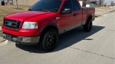Red 2004 Ford F-150 FX4 Pickup 4D 5 1/2 ft automatic For Sale