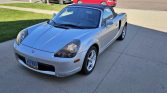 Silver 2002 Toyota MR2 Spyder convertible manual For Sale