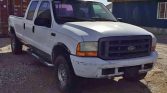 White 1999 Ford F350 super duty crew cab Long Bed For Sale