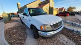 White 2004 Ford F150 V6 8ft bed automatic For Sale