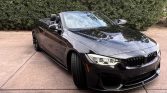 Black Sapphire Metallic 2017 BMW M4 convertible For Sale