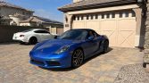Blue 2018 Porsche Boxster 718 S automatic For Sale