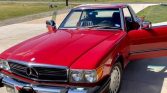 Red 1987 Mercedes-Benz 560 SL automatic For Sale
