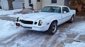 White 1980 Chevrolet Camaro RS coupe automatic For Sale