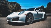 White 2017 Porsche 911 Carrera 4S Targa manual low miles For Sale
