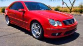 Mars Red 2006 Mercedes-Benz C55 AMG sedan automatic For Sale