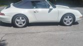 White 1995 Porsche 911 993 cabriolet For Sale