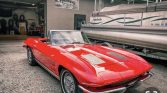 2nd gen red 1963 Chevrolet Corvette convertible For Sale