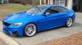 KPMF Gloss Indulgent Blue 2017 BMW M4 competition coupe automatic For Sale