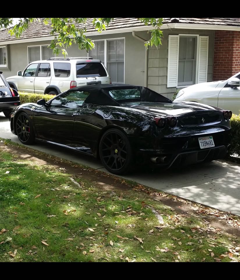 Black 2005 Ferrari F430 Spider convertible automatic For Sale