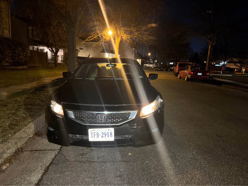 Black 2008 Honda Accord LX-S automatic coupe For Sale