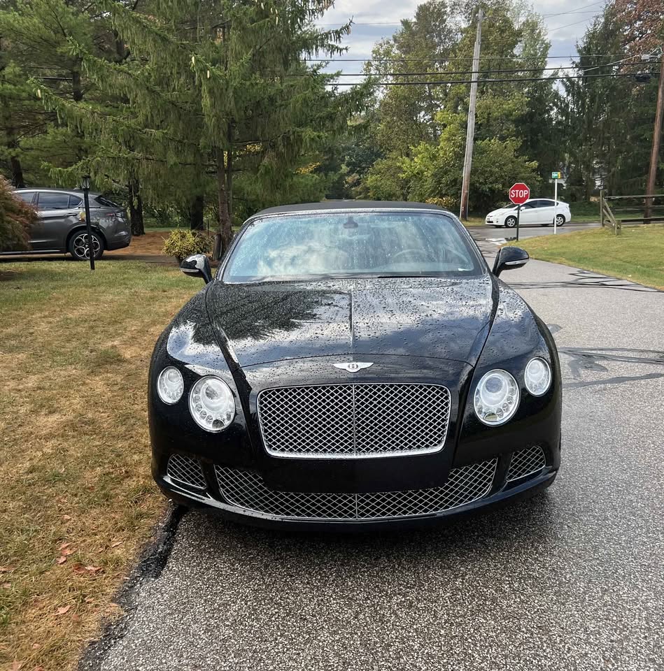 Black 2013 Bentley Continental GTC Mulliner convertible For Sale