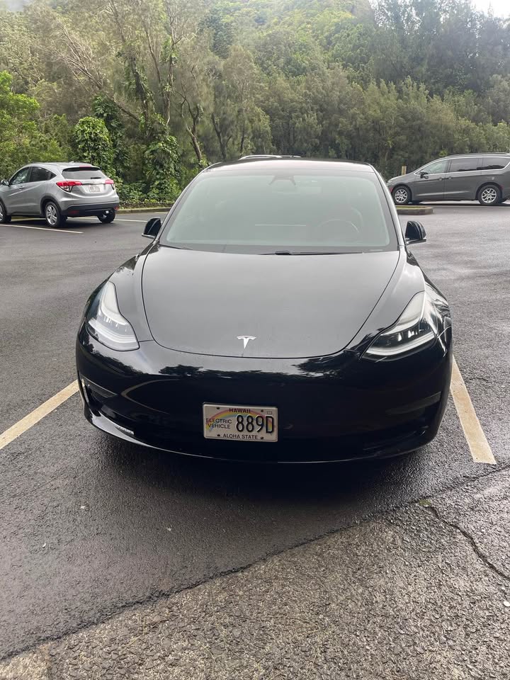 Black 2018 Tesla Model 3 Mid Range automatic sedan For Sale