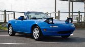 Blue 1990 Mazda MX-5 Miata manual convertible For Sale