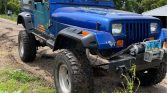 Blue 1995 Jeep Wrangler automatic SUV For Sale