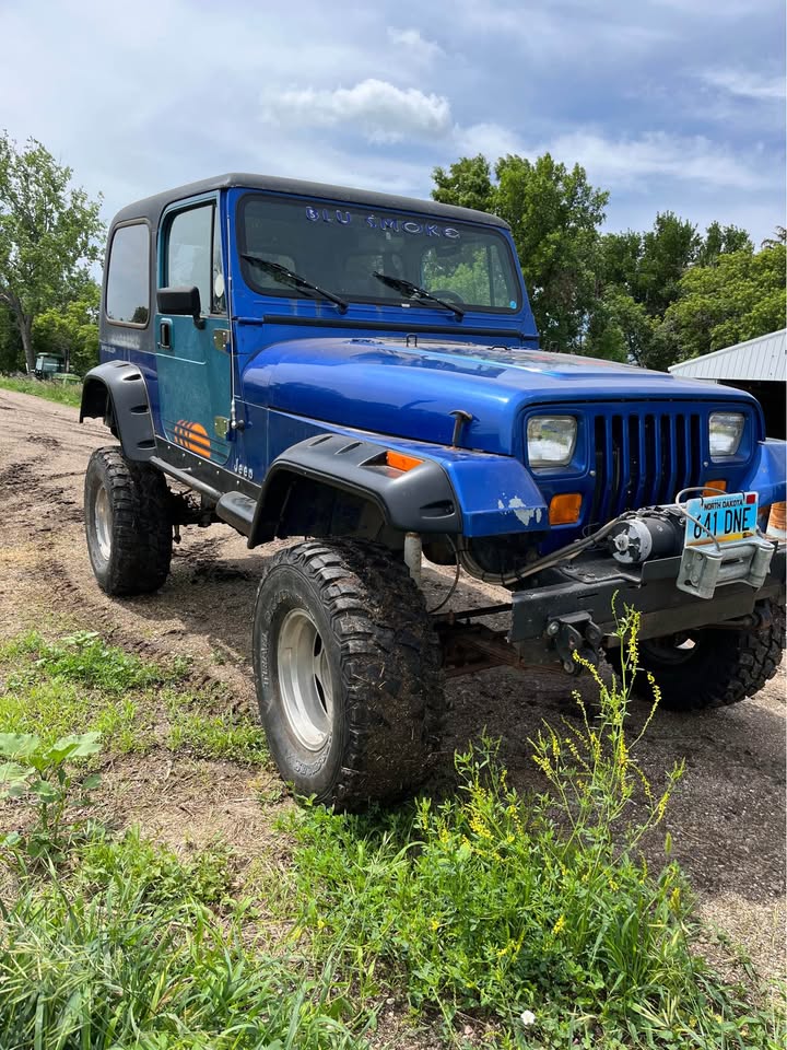 Blue 1995 Jeep Wrangler automatic SUV For Sale