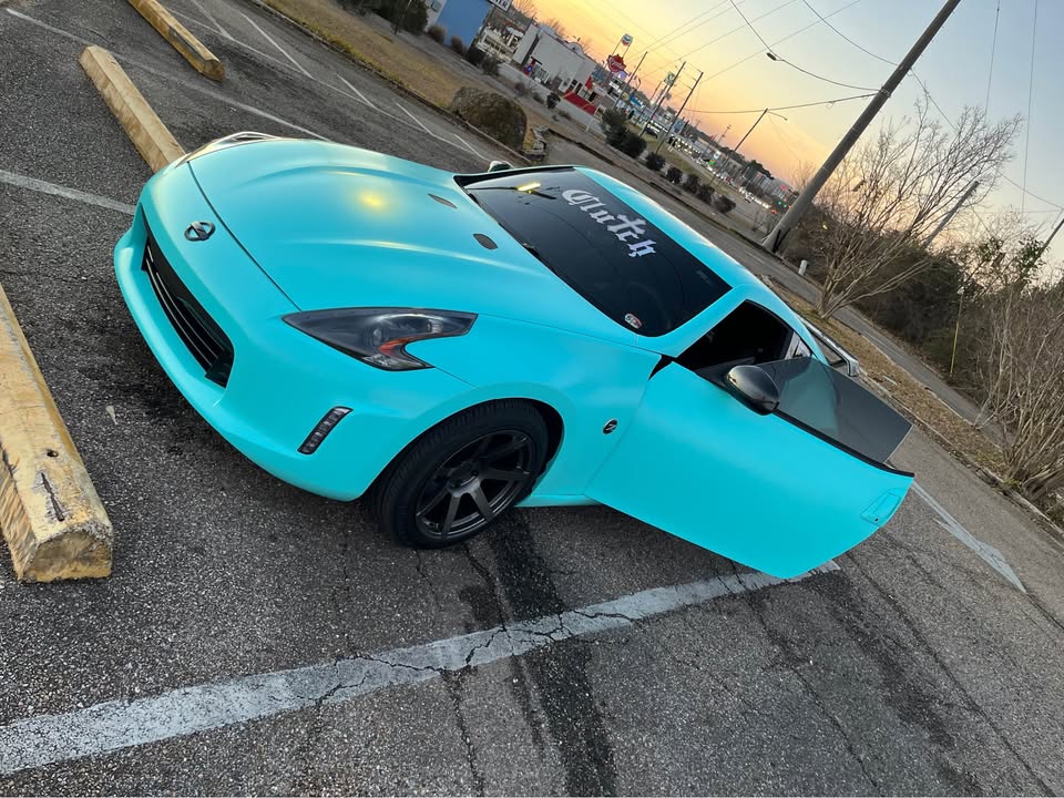 Blue wrapped 2016 Nissan 370z base manual coupe For Sale