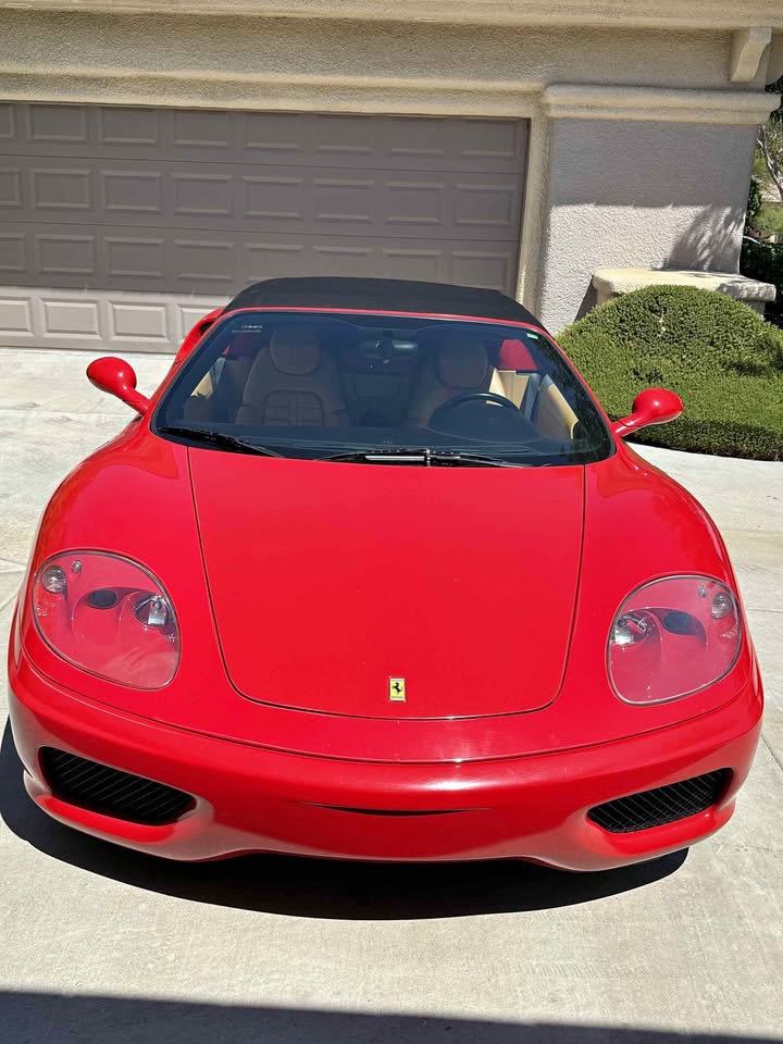 Red 2004 Ferrari 360 Spider convertible automatic For Sale