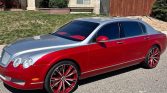 Red 2006 Bentley Flying Spur W12 automatic sedan For Sale