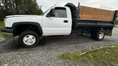 White 2003 Chevrolet Silverado 3500 crew cab pickup For Sale