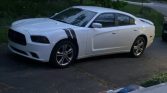 White 2012 Dodge Charger SXT automatic sedan For Sale