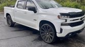White 2020 Chevrolet Silverado Texas Edition crew cab For Sale