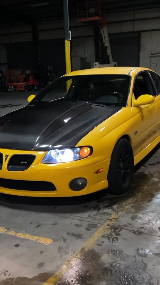 Yellow 2004 Pontiac GTO 6M manual 6.0L coupe For Sale